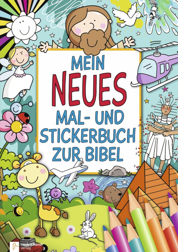 Mein neues Mal- und Stickerbuch zur Bibel - Taschenbuch