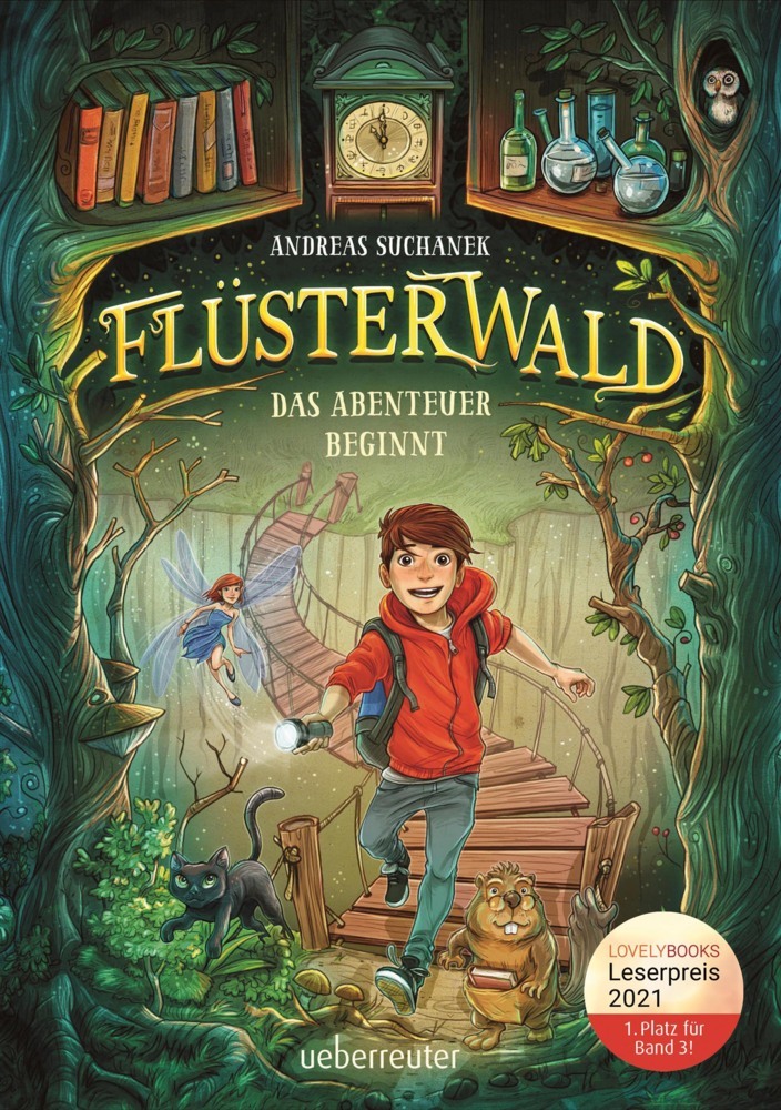 Andreas Suchanek: Flüsterwald - Das Abenteuer beginnt (Flüsterwald, Staffel I, Bd. 1) - gebunden