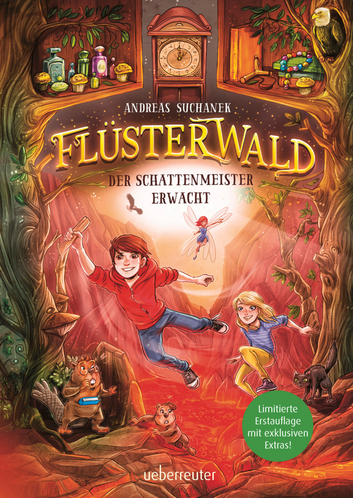 Andreas Suchanek: Flüsterwald - Der Schattenmeister erwacht: Das spannende Staffelfinale! (Flüsterwald, Staffel I, Bd. 4) - gebunden