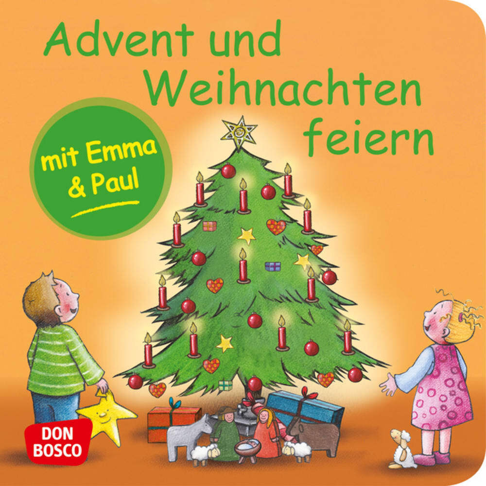 Monika Lehner: Advent und Weihnachten feiern mit Emma und Paul. Mini-Bilderbuch - geheftet