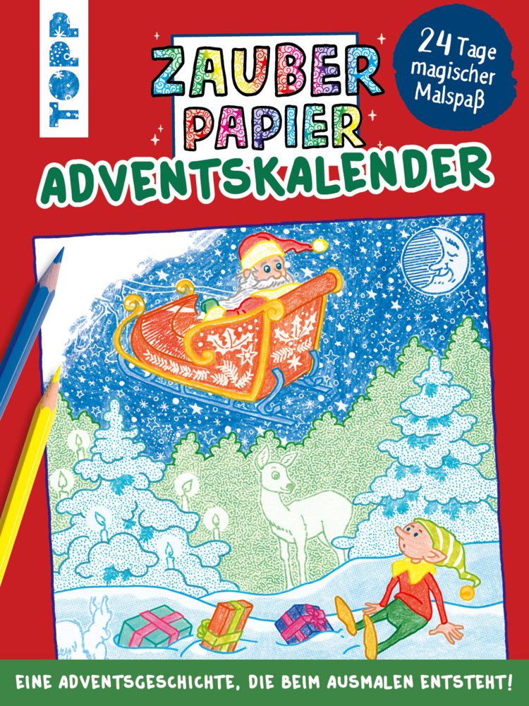 Norbert Pautner: Zauberpapier Adventskalender - Sven und der Weihnachtsschlitten - Taschenbuch