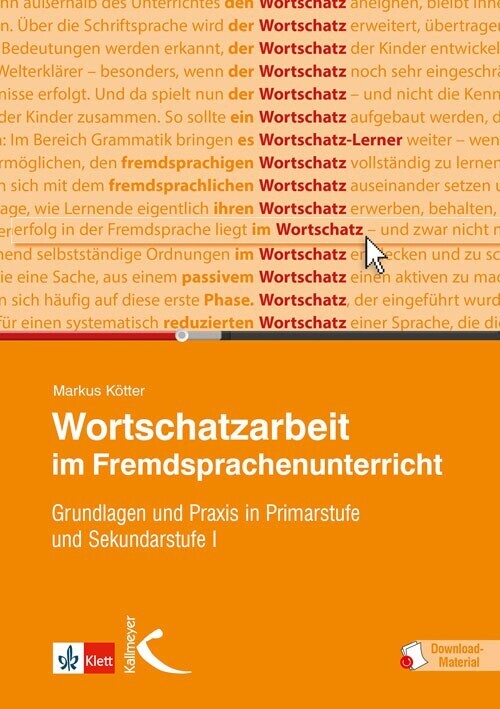 Markus Kötter: Wortschatzarbeit im Fremdsprachenunterricht