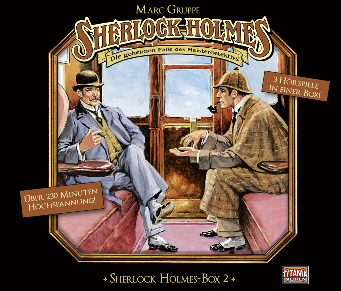 Arthur Conan Doyle: Sherlock Holmes Box 2. Box.2, 3 Audio-CD - CD