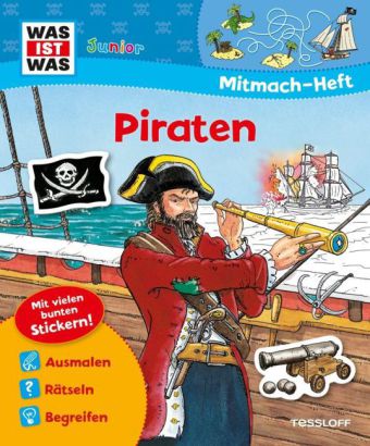 WAS IST WAS Junior Mitmach-Heft Piraten - Taschenbuch