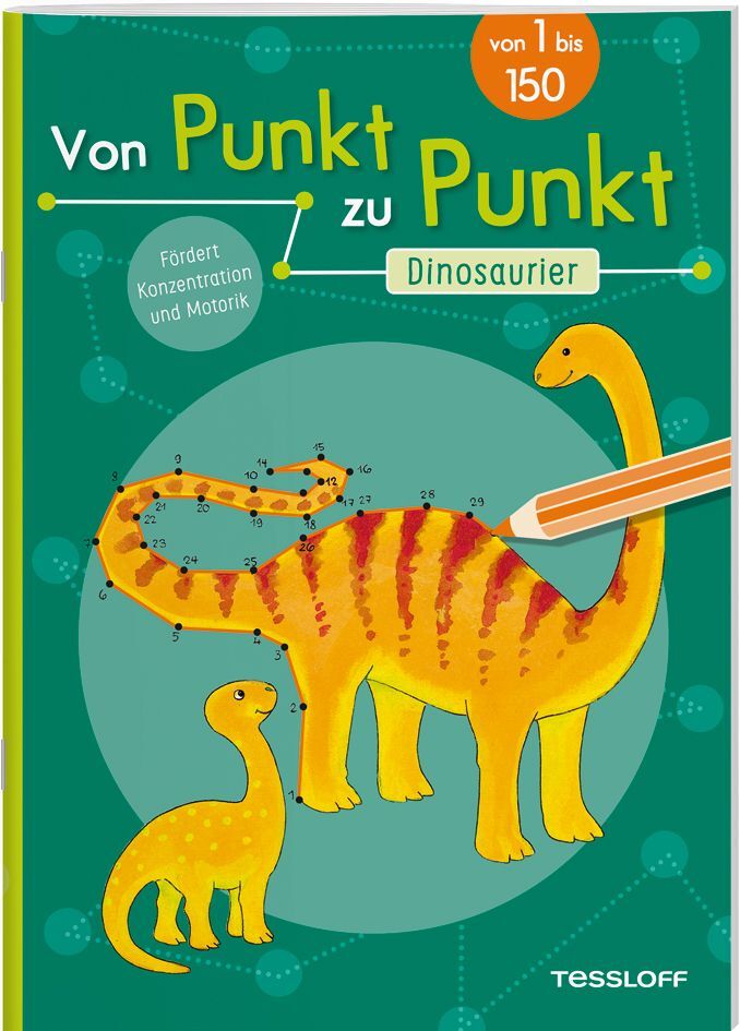 Corina Beurenmeister: Von Punkt zu Punkt. Dinosaurier - Taschenbuch