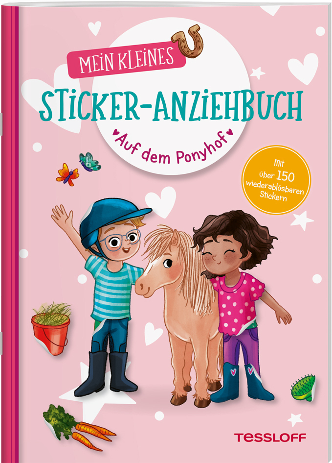 Julia Reindl: Mein kleines Sticker-Anziehbuch. Auf dem Ponyhof - geheftet