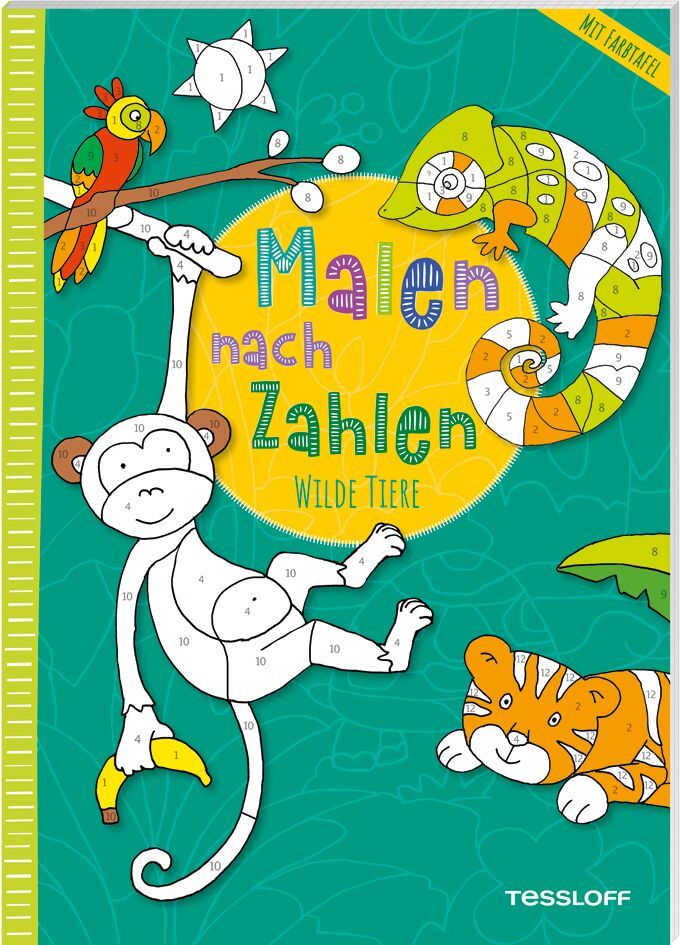 Malen nach Zahlen. Wilde Tiere - Taschenbuch