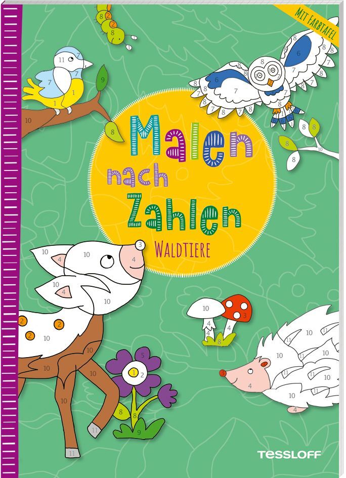 Malen nach Zahlen. Waldtiere - Taschenbuch