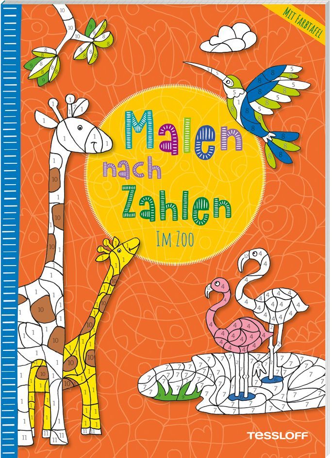 Malen nach Zahlen. Im Zoo - Taschenbuch