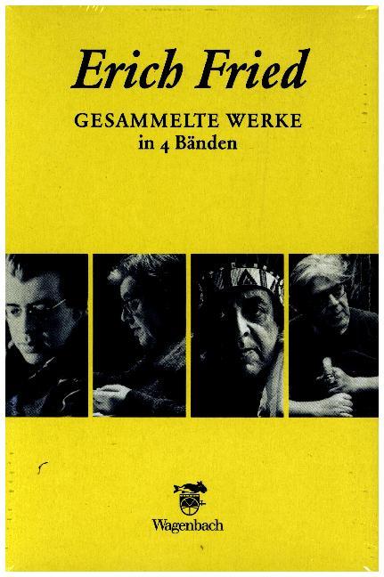 Erich Fried: Gesammelte Werke, 4 Bde. - gebunden