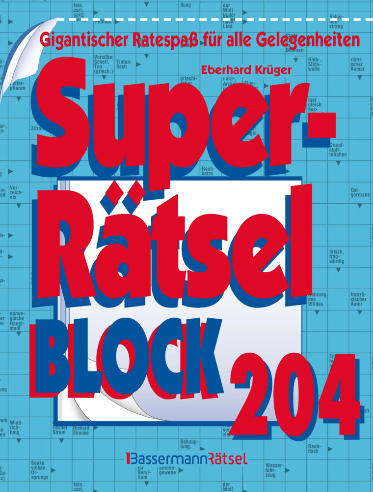 Eberhard Krüger: Superrätselblock 204 - Taschenbuch