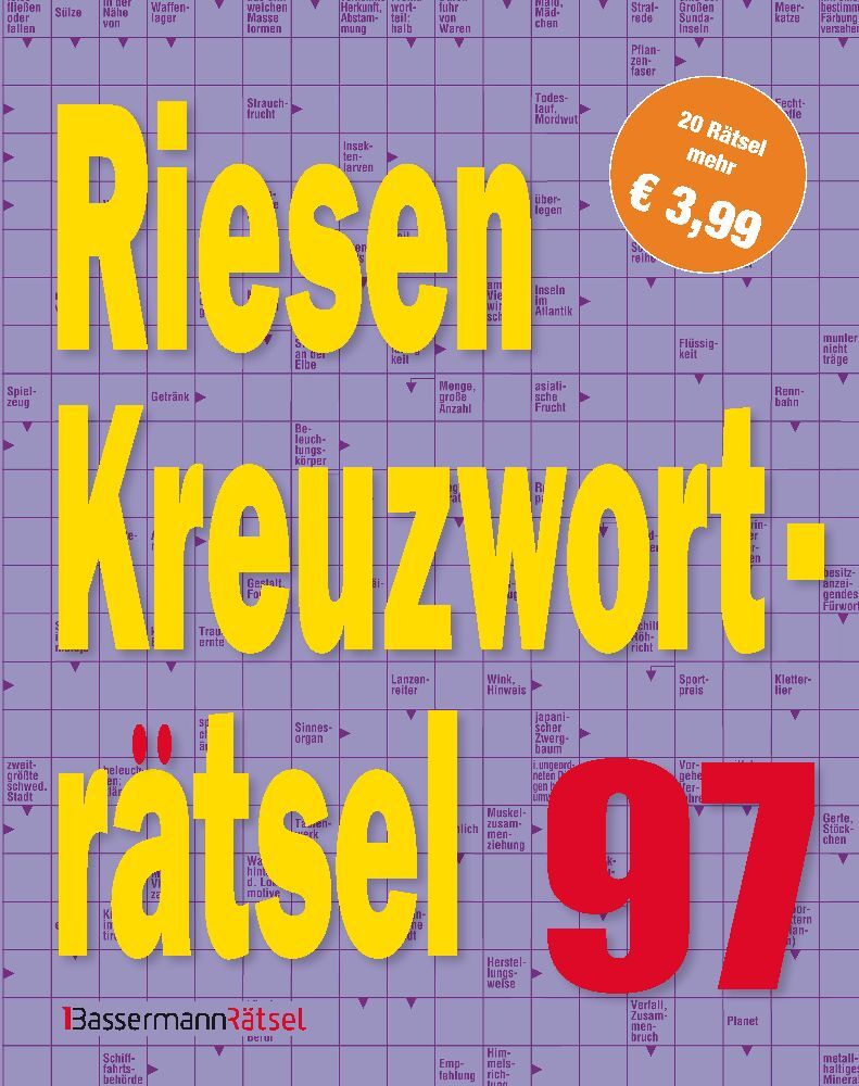 Eberhard Krüger: Riesen-Kreuzworträtsel 97 - Taschenbuch