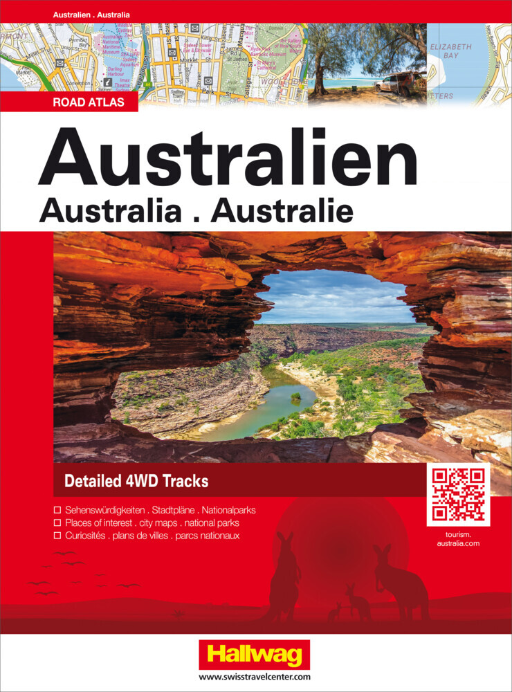 Hallwag Strassenatlas Australien - Taschenbuch