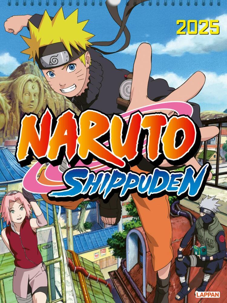 Naruto Shippuden Posterkalender 2025