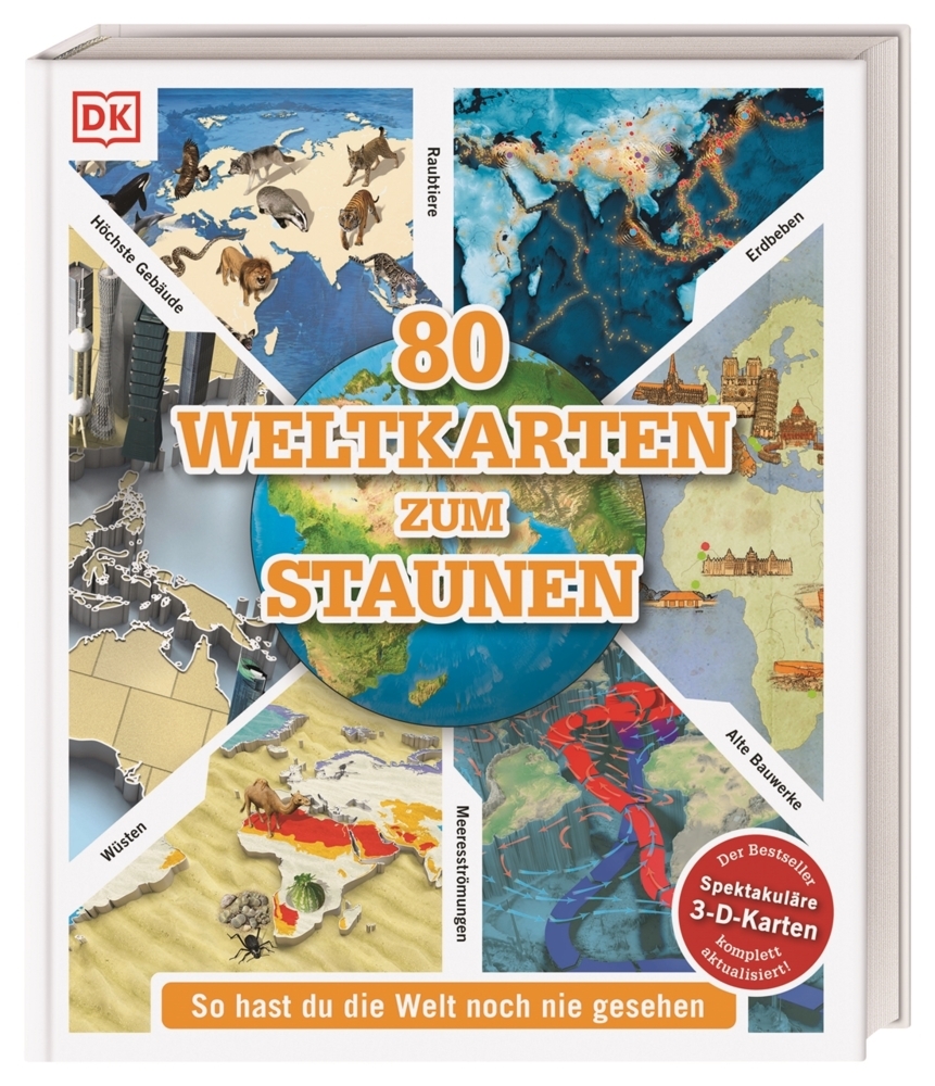 80 Weltkarten zum Staunen - gebunden