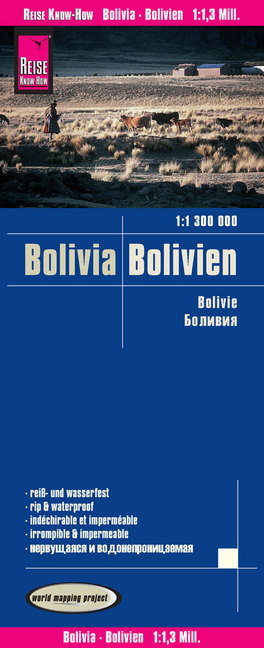 Reise Know-How Landkarte Bolivien / Bolivia (1:1.300.000)