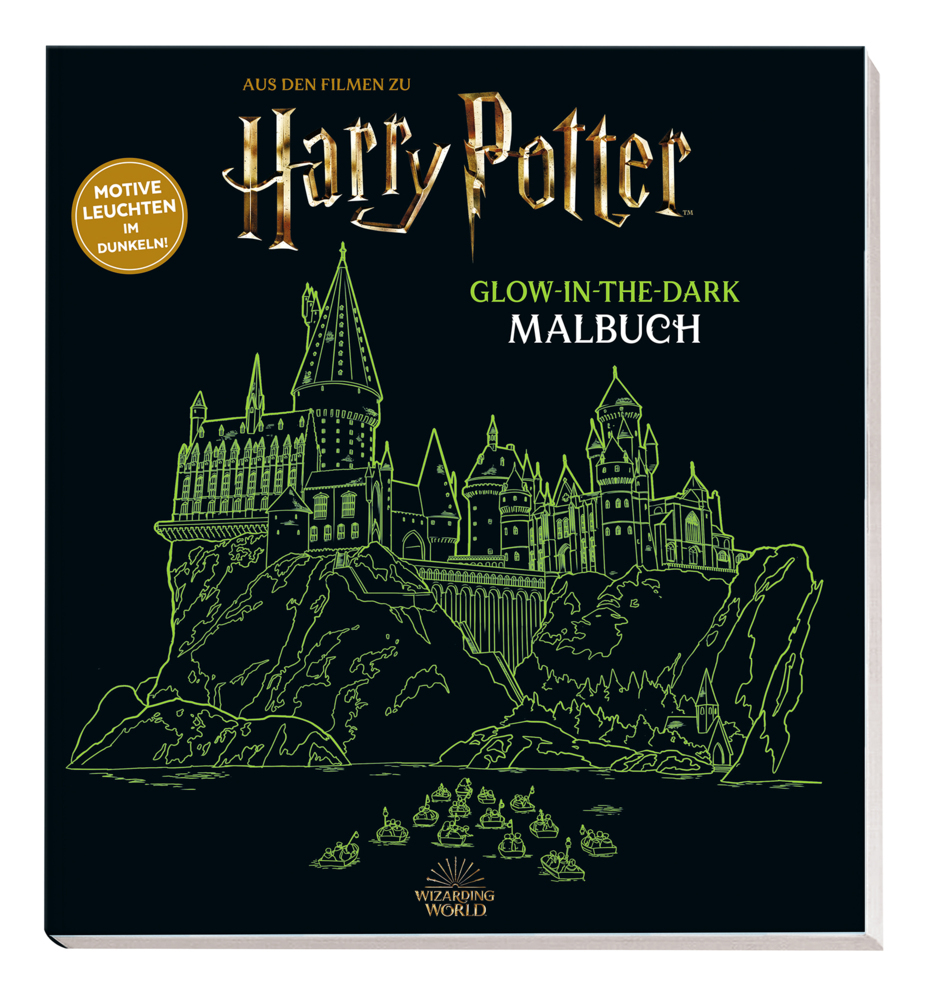 Panini: Aus den Filmen zu Harry Potter: Glow-in-the-Dark Malbuch - Taschenbuch