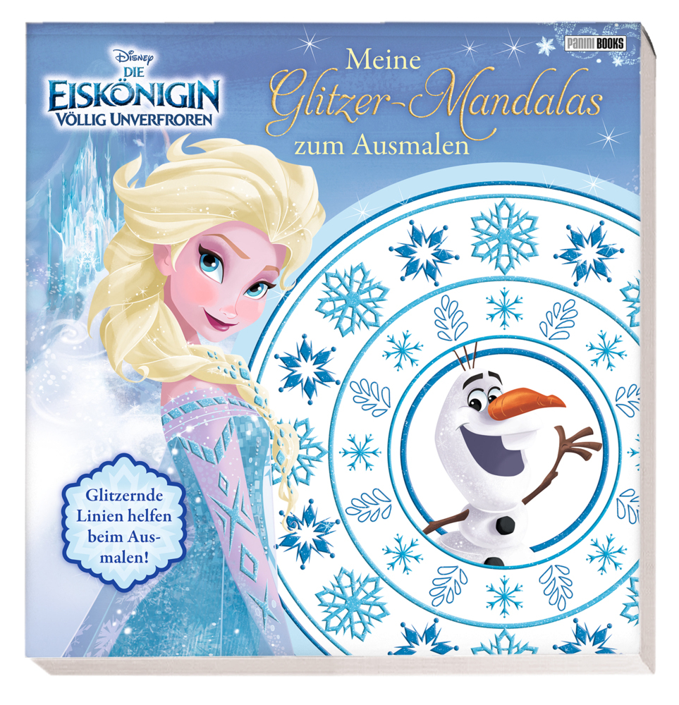 Panini: Disney Die Eiskönigin: Meine Glitzer-Mandalas zum Ausmalen - Taschenbuch