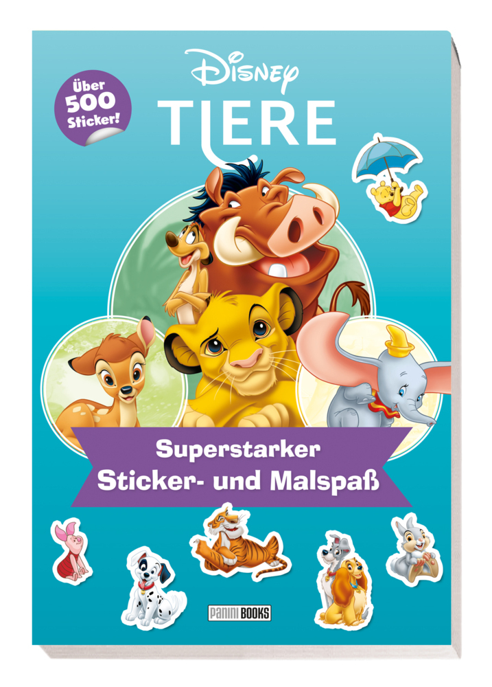 Panini: Disney Tiere: Superstarker Sticker- und Malspaß - Taschenbuch