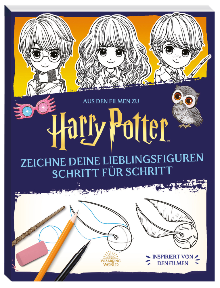 Violet Tobacco: Aus den Filmen zu Harry Potter: Zeichne deine Lieblingsfiguren Schritt für Schritt - Taschenbuch