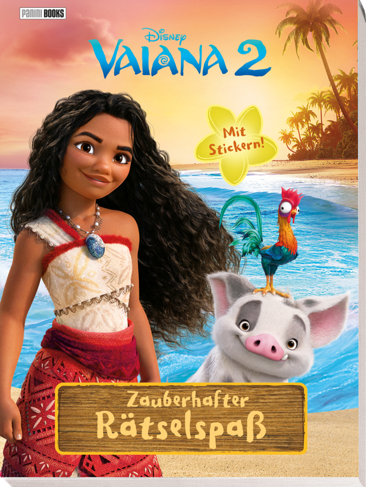 Panini: Disney Vaiana 2: Zauberhafter Rätselspaß - Mit Stickern! - Taschenbuch