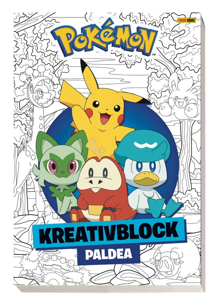 Pokémon: Pokémon: Kreativblock Paldea - Taschenbuch