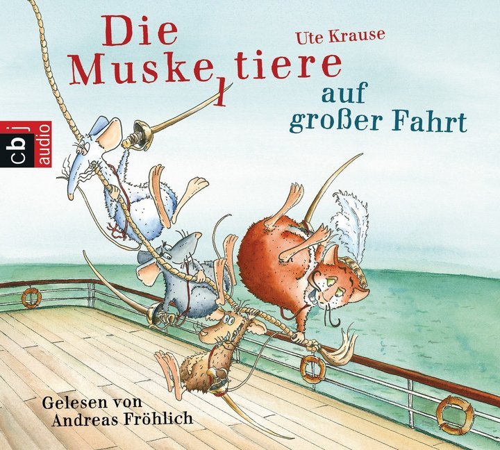 Ute Krause: Die Muskeltiere auf großer Fahrt, 3 Audio-CDs - CD