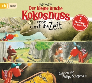 Ingo Siegner: Der kleine Drache Kokosnuss reist durch die Zeit, 3 Audio-CDs - CD