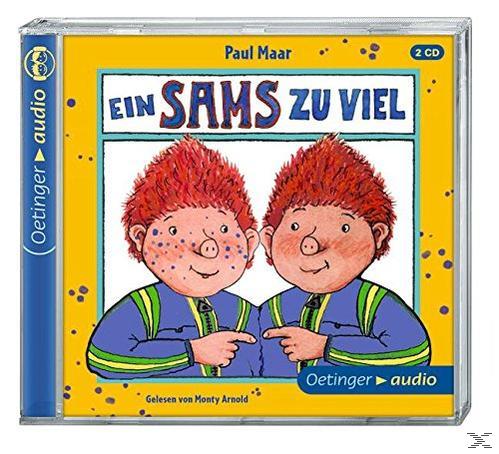 Paul Maar: Das Sams 8. Ein Sams zu viel, 2 Audio-CD - CD