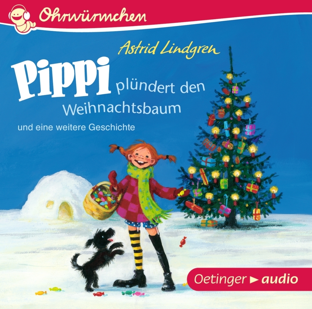 Astrid Lindgren: Pippi plündert den Weihnachtsbaum und eine weitere Geschichte, 1 Audio-CD - CD