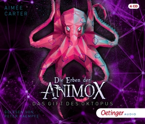 Aimée Carter: Die Erben der Animox 2. Das Gift des Oktopus, 4 Audio-CD - CD