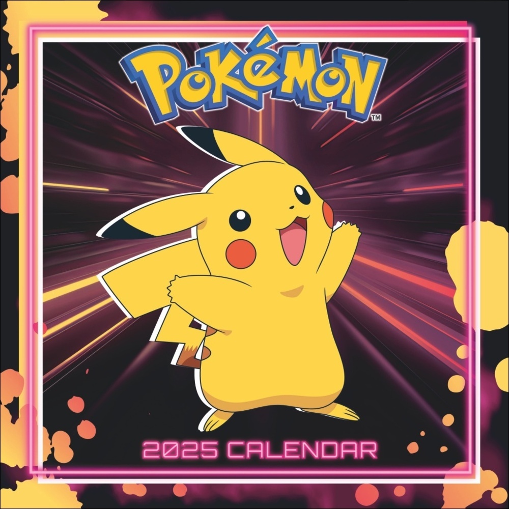 Pokémon Broschurkalender 2025