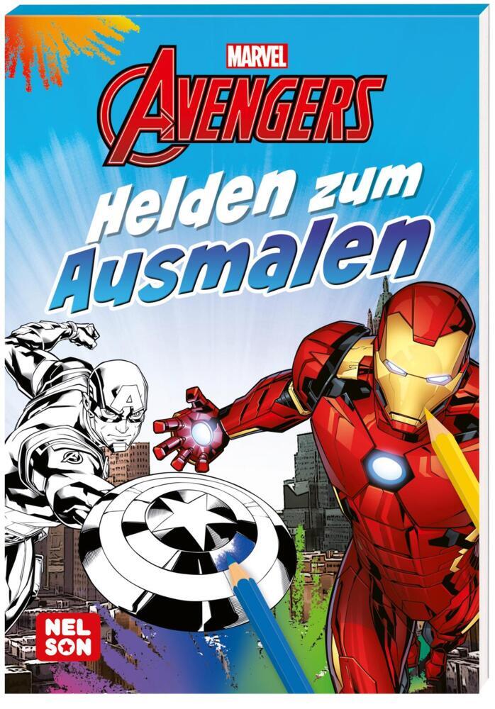 Marvel Avengers: Helden zum Ausmalen - Taschenbuch