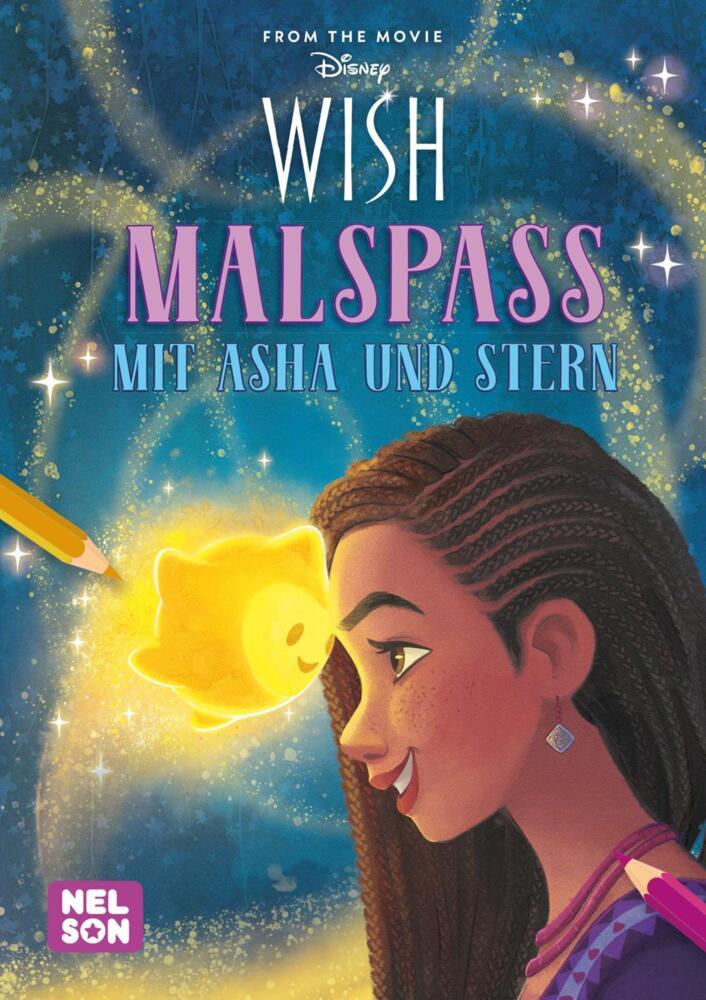 Disney Wish: Malspaß mit Asha und Stern - Taschenbuch