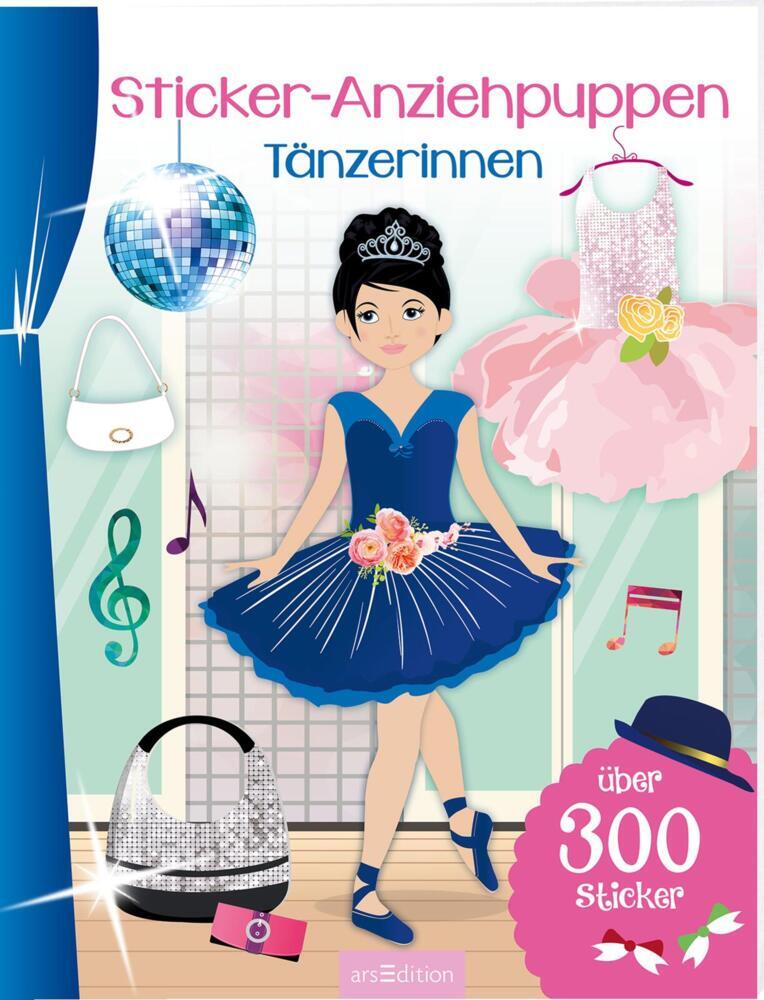 Sticker-Anziehpuppen - Tänzerinnen - Taschenbuch