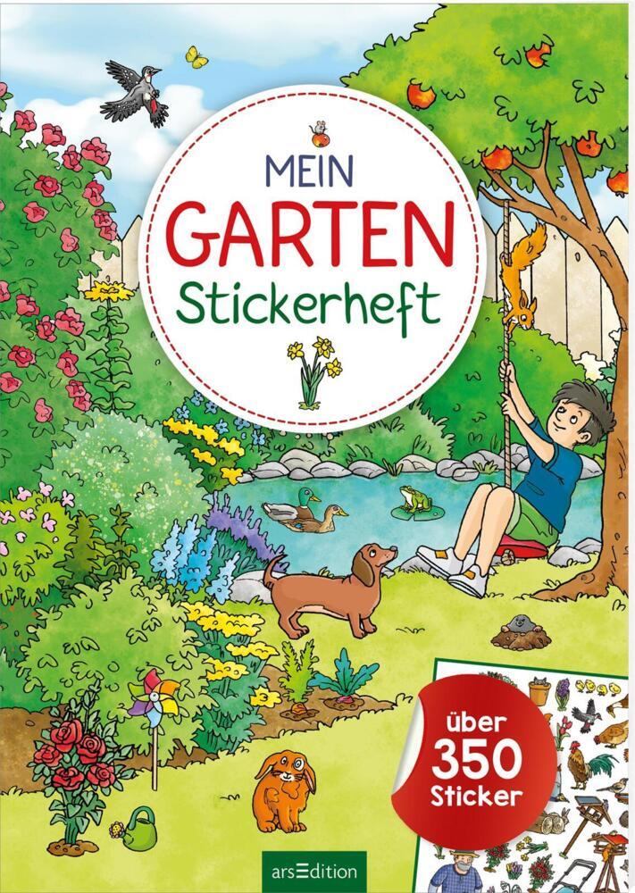 Mein Garten-Stickerheft - Taschenbuch