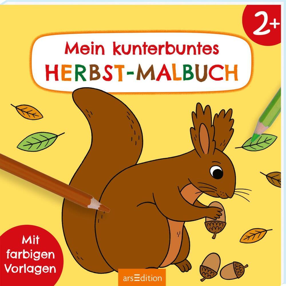 Malbuch ab 2 - Mein kunterbuntes Herbst-Malbuch - Taschenbuch