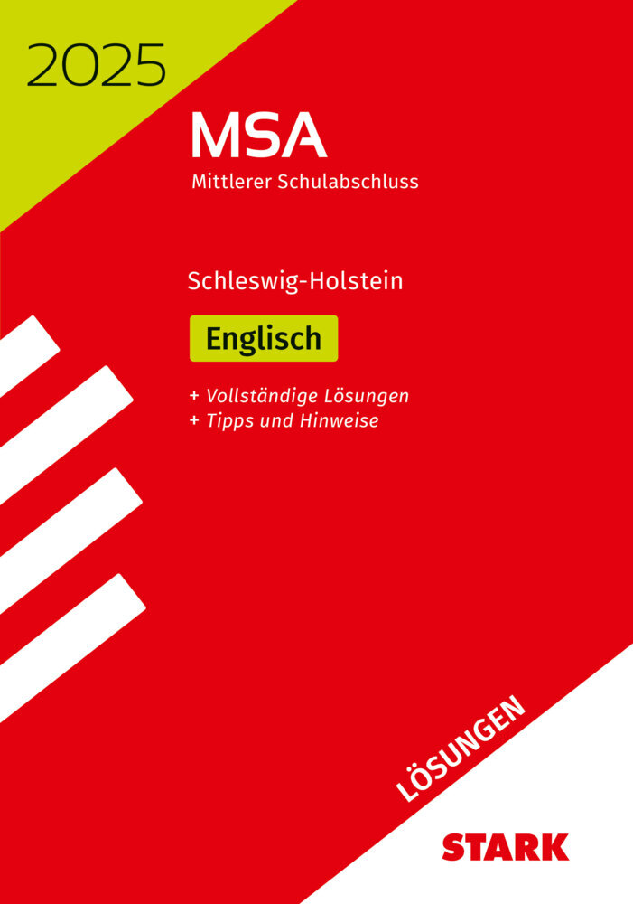 STARK Lösungen zu Original-Prüfungen und Training MSA 2025 - Englisch - Schleswig-Holstein - Taschenbuch