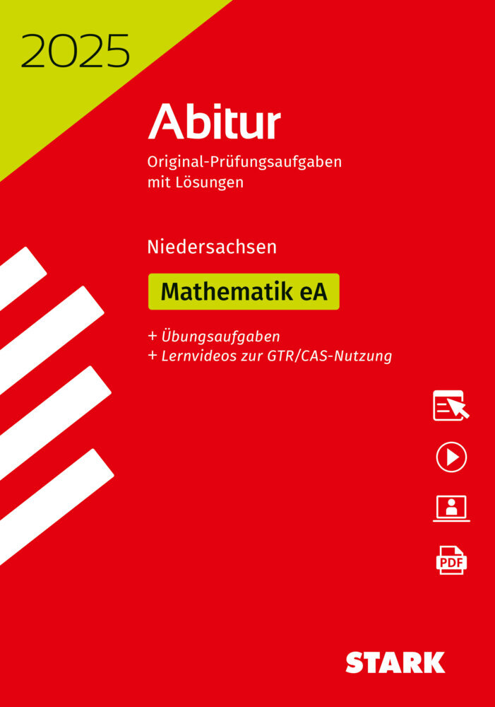 STARK Abiturprüfung Niedersachsen 2025 - Mathematik EA, m. 1 Buch, m. 1 Beilage