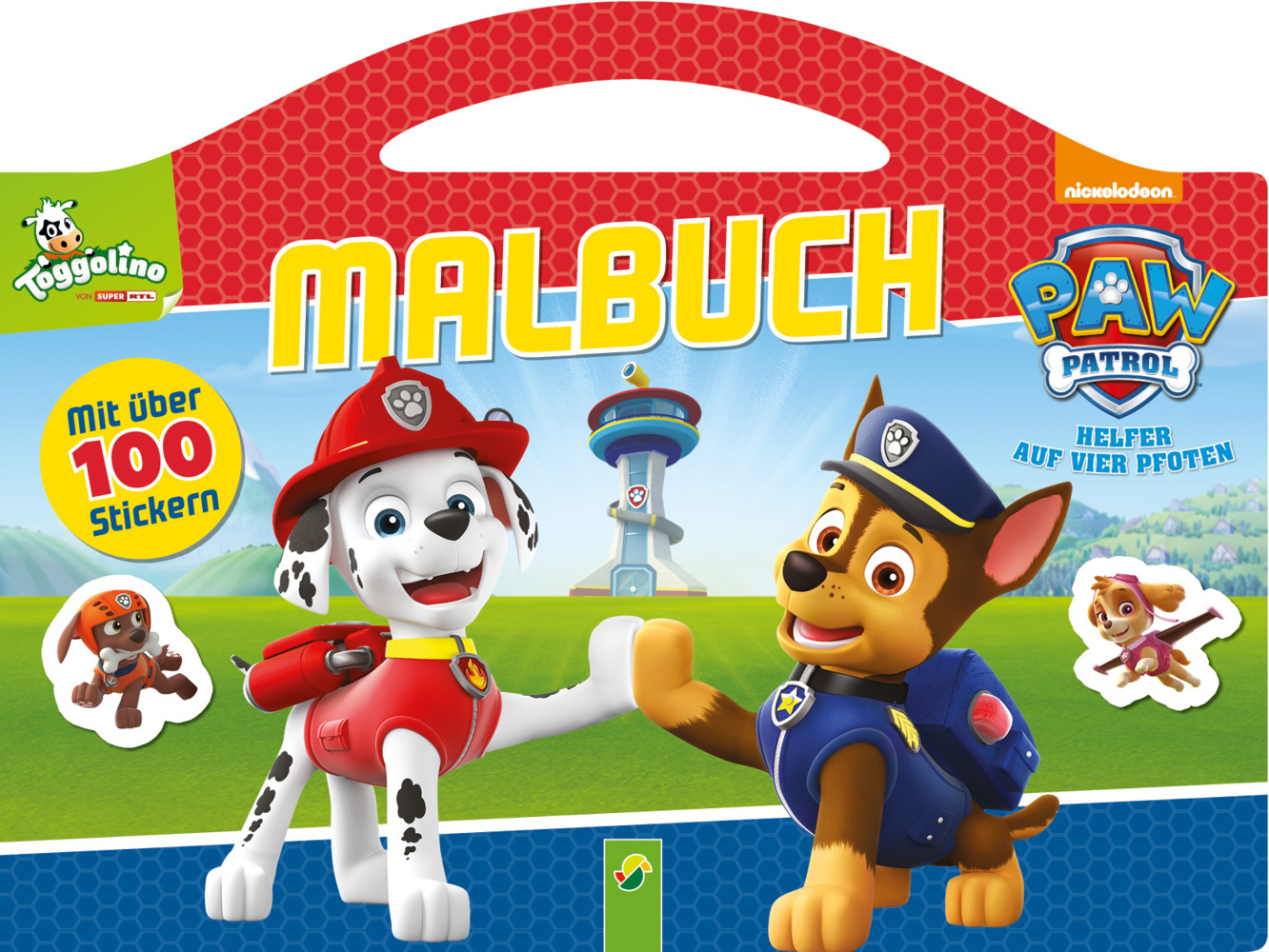 Schwager & Steinlein Verlag: PAW Patrol Malbuch mit über 100 Stickern - Taschenbuch