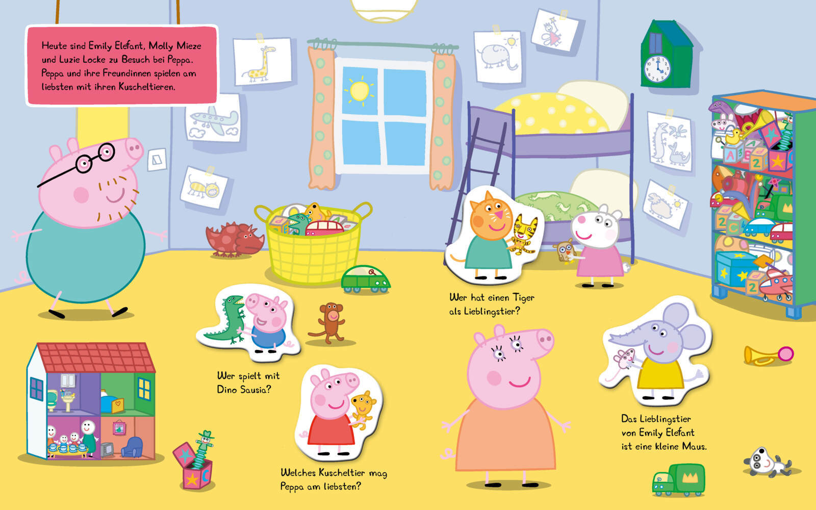 Schwager & Steinlein Verlag: Peppa Pig Magnet-Spiel-Buch - gebunden