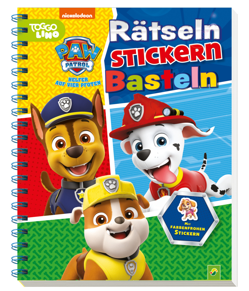 Schwager & Steinlein Verlag: PAW Patrol - Rätseln Stickern Basteln - Taschenbuch