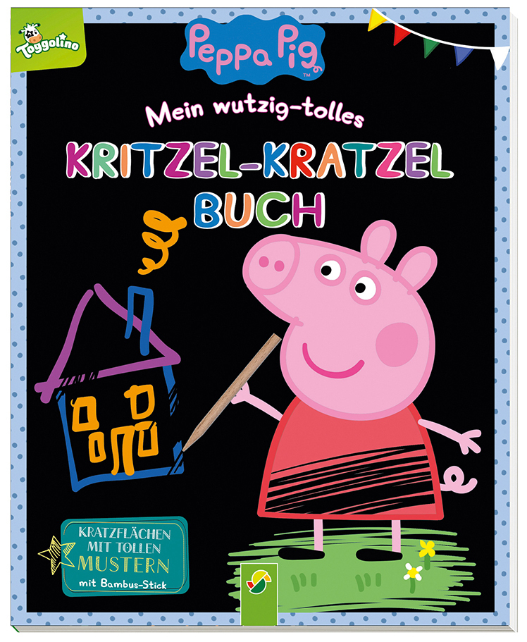 Peppa Pig Mein wutzig-tolles Kritzel-Kratzel-Buch - Taschenbuch