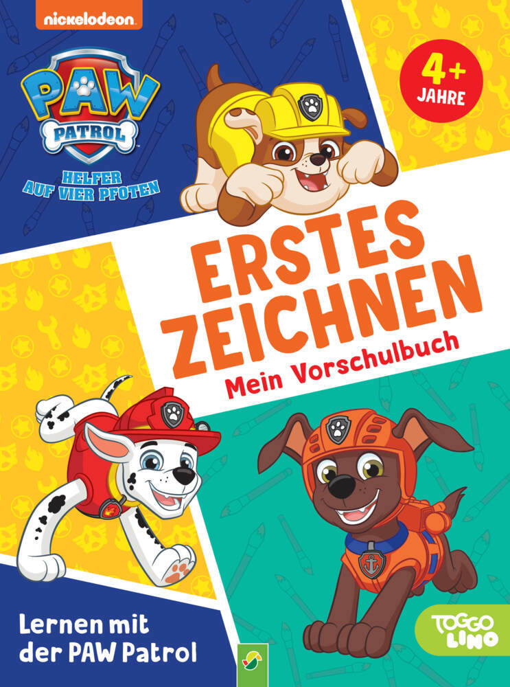 Schwager & Steinlein Verlag: Lernen mit der PAW Patrol: Erstes Zeichnen. Mein Vorschulbuch - Taschenbuch