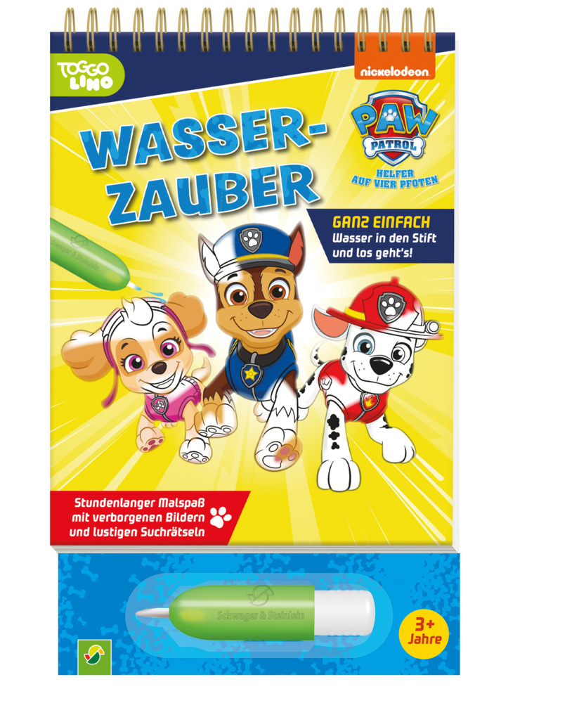 Schwager & Steinlein Verlag: PAW Patrol Wasserzauber - einfach mit Wasser malen!