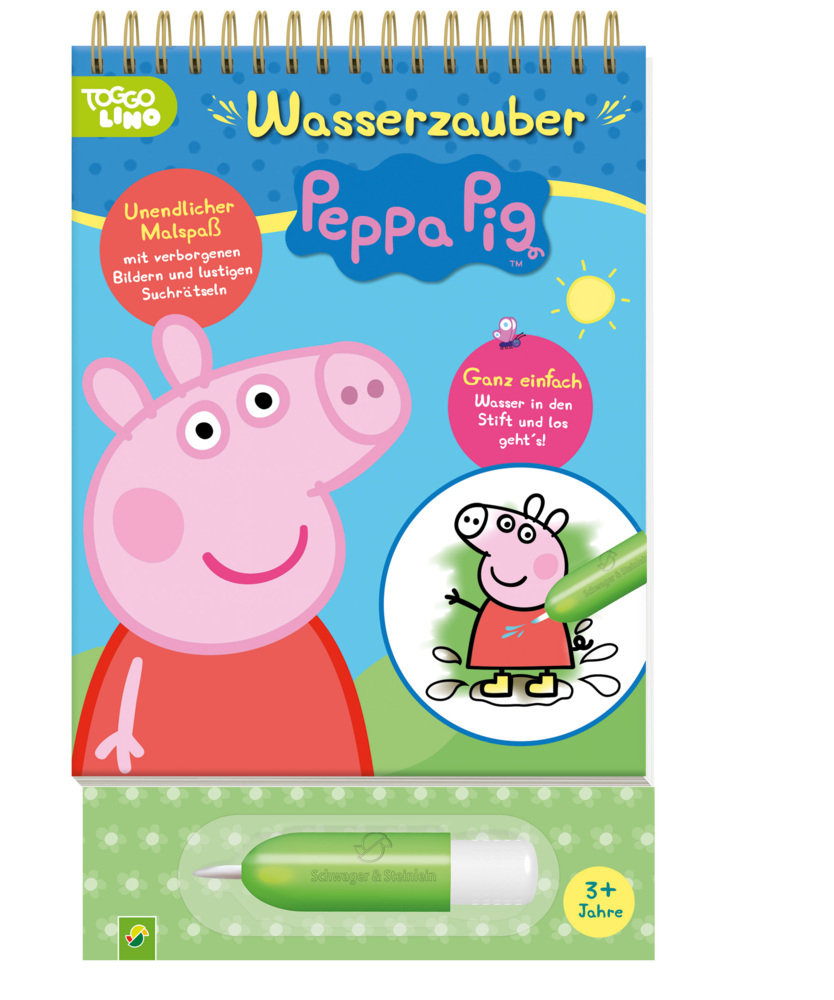 Schwager & Steinlein Verlag: Peppa Pig Wasserzauber - einfach mit Wasser malen