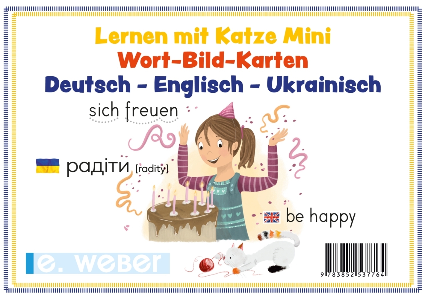 Grundwortschatz DAZ Wort-Bild-Karten Deutsch-Englisch-Ukrainisch - Ringbuch