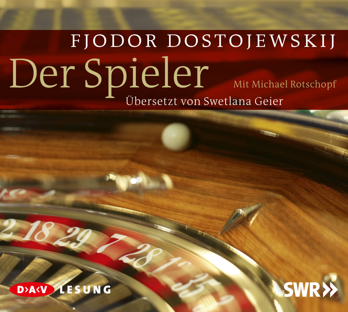 Fjodor M. Dostojewskij: Der Spieler, 5 Audio-CDs - CD