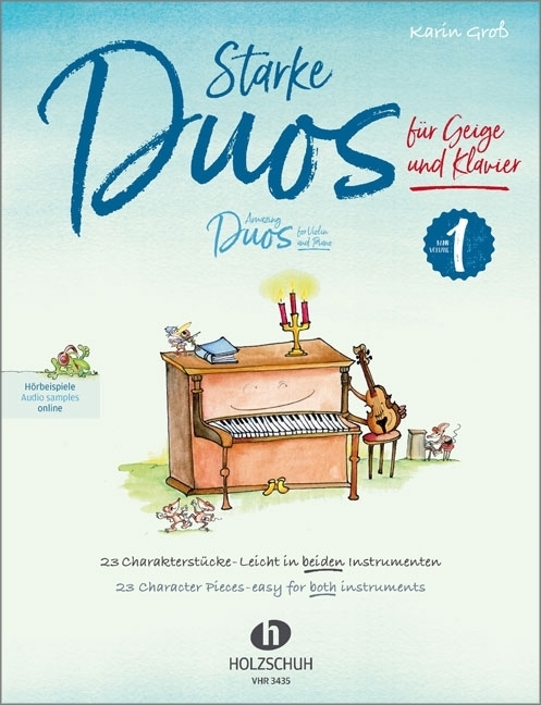 Karin Groß: Starke Duos, für Geige und Klavier. Tl.1