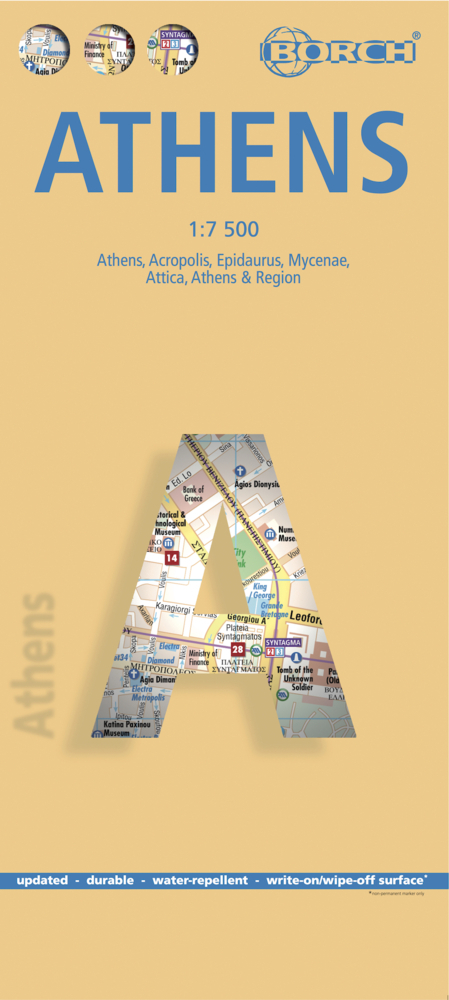 Borch Map Athina / Athen / Athens